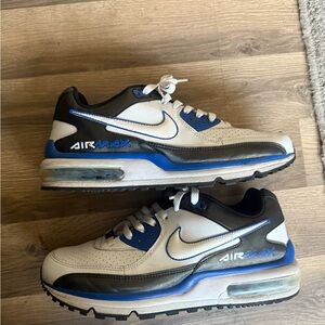 Nike Air Max Sneakers in Black, White, and Blue